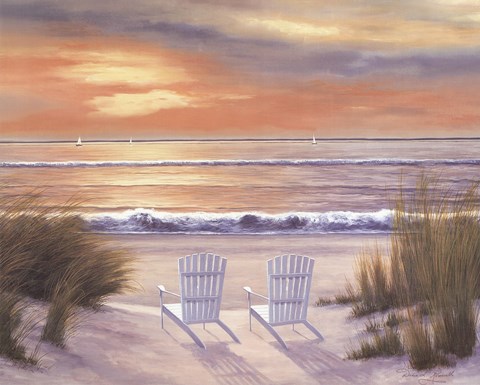 Framed Paradise Sunset Print