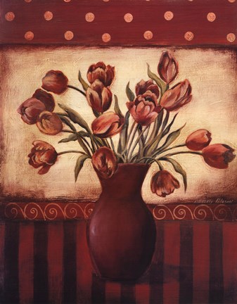 Framed Red Tulips - Grande Print