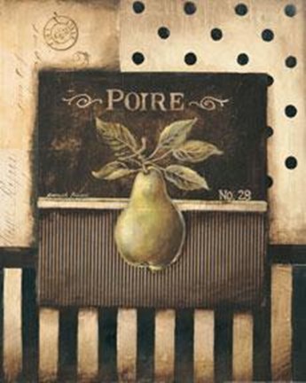 Framed Poire Print