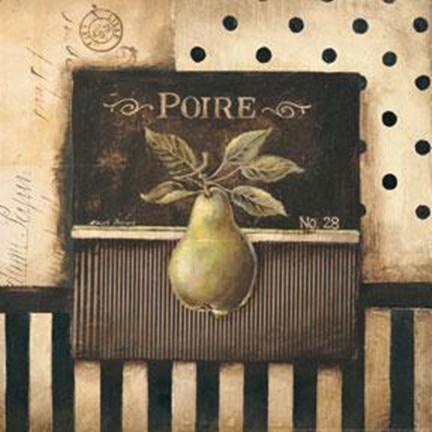 Framed Poire - Square Mini Print