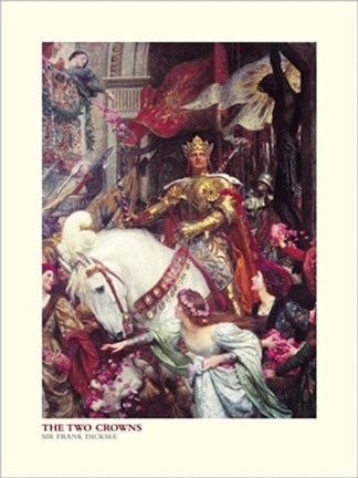 Framed Two Crowns Print