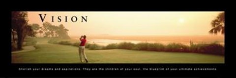 Framed Vision - Golf Print