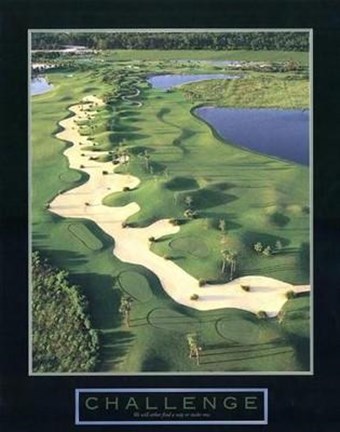 Framed Challenge - Golf II Print