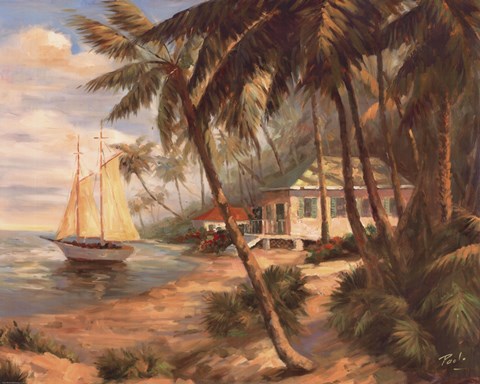 Framed Key West Hideaway Print