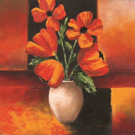 Framed Pizazz Variations I Print