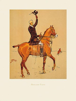 Framed Hogany Tops Print