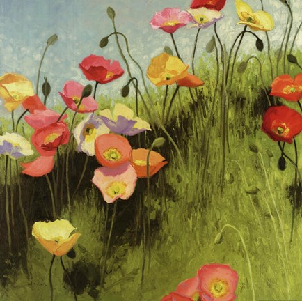 Framed Meadow Suite II Print