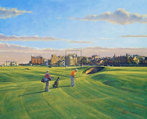 Framed St Andrews 17Th - &#39;Road&#39; Print