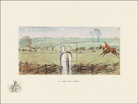 Framed Finest View in Europe Print