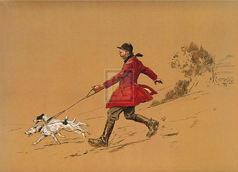 Framed Terrier Man Print