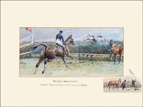 Framed Worst View in Europe Print