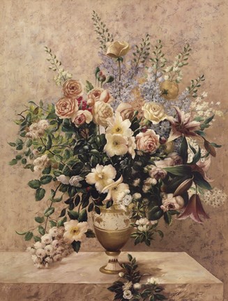 Framed Morning Blossoms Print