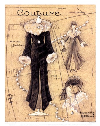 Framed Couture IV Print