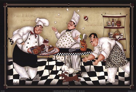 Framed Full Gourmet Spread Print