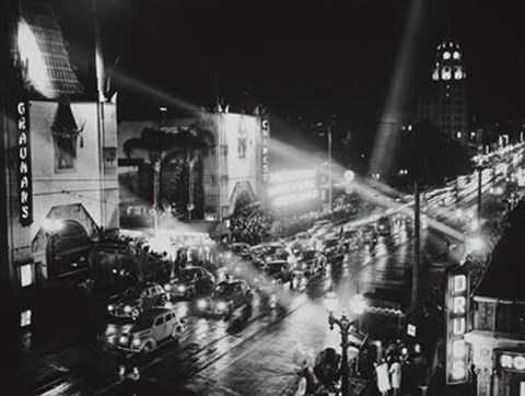 Framed Hollywood California, 1940 Print