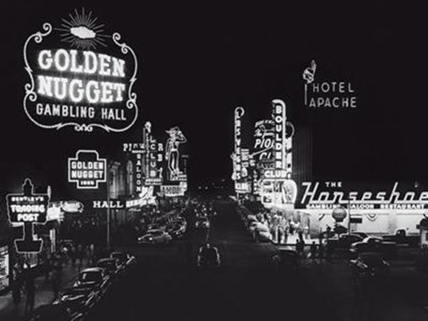 Framed Las Vegas Nevada, 1953 Print