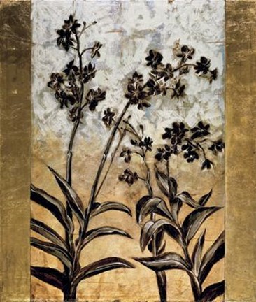 Framed Orchid Silhouette Print