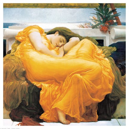 Framed Flaming June, c.1895 Print