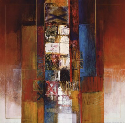 Framed Totem Della Materia Print