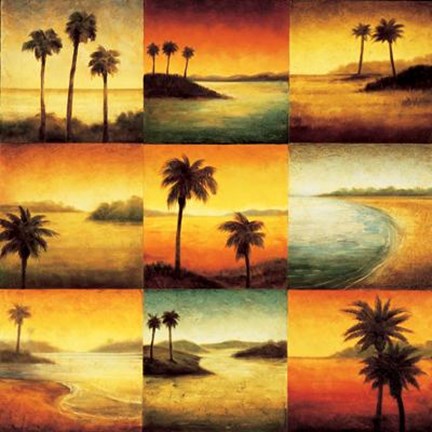 Framed Palm Perspectives Print