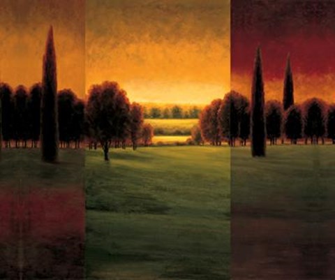 Framed Break Of Dawn I Print