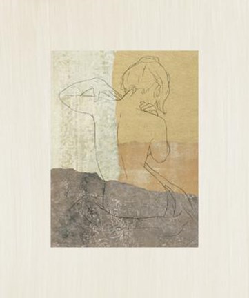 Framed Female Figure II Print