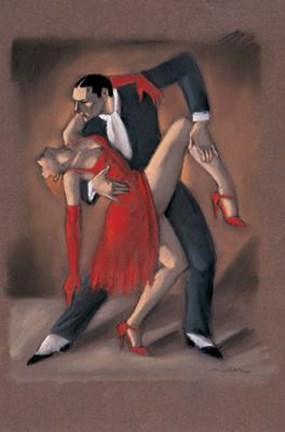 Framed Tango De Passion Print