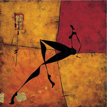 Framed Si Accorse Di Lui Print