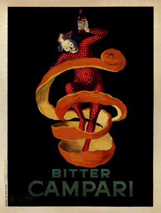 Framed Bitter Campari Print