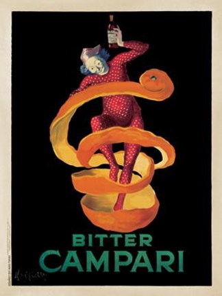 Framed Bitter Campari Print
