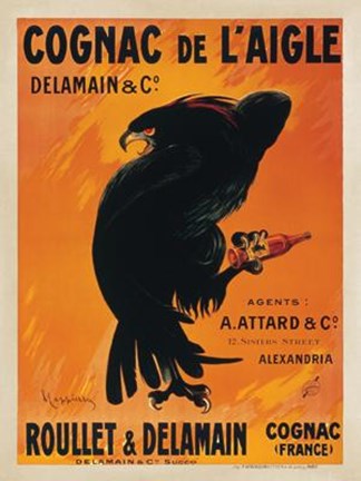 Framed Cognac De L&#39;aigle Print