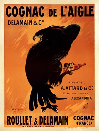 Framed Cognac De L&#39;aigle Print