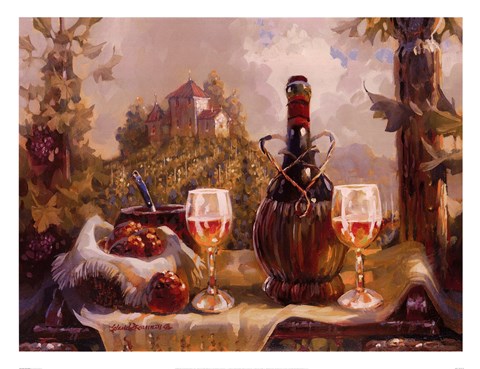 Framed Tuscany Delights Print