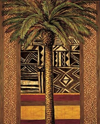 Framed African Evening II Print