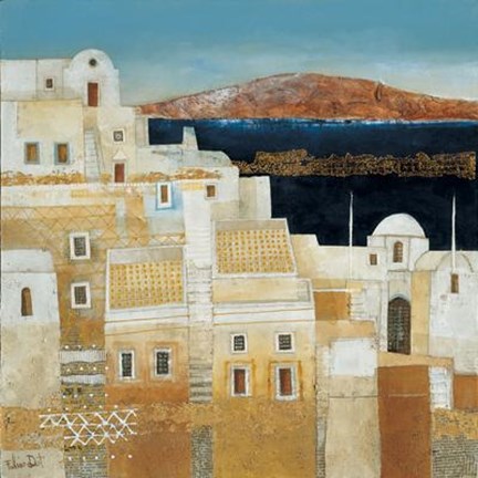 Framed Oia Print