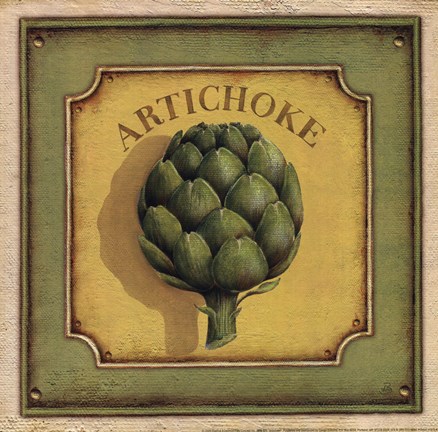 Framed Artichoke Print