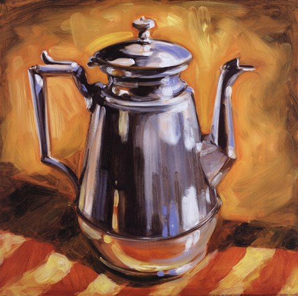 Framed Tea Pot I Print