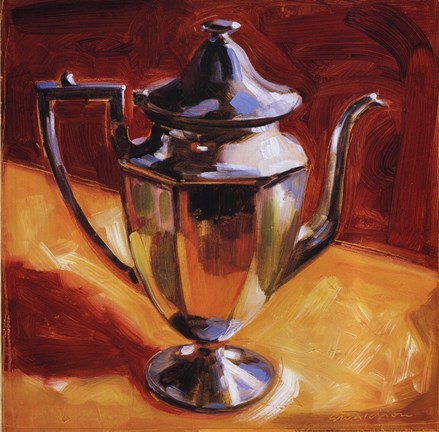 Framed Tea Pot III Print