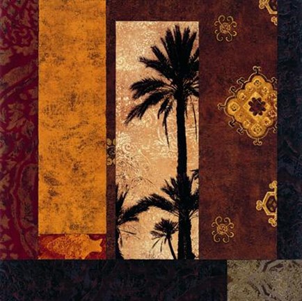 Framed Moroccan Nights II Print