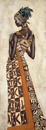 Framed Femme Africaine II Print