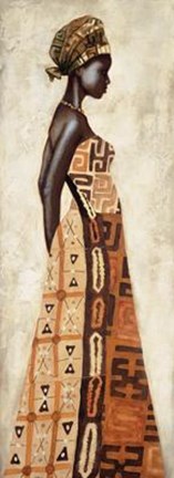 Framed Femme Africaine I Print