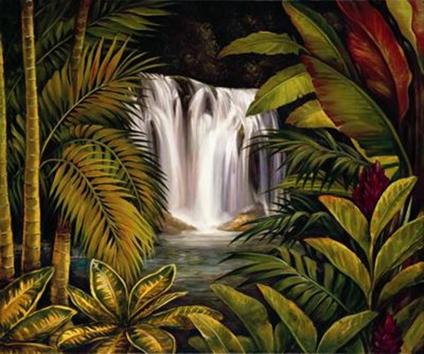 Framed Sacred Pool I Print