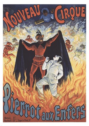 Framed Nouveau Cirque Print