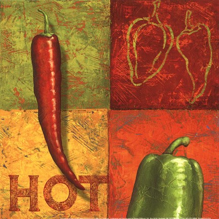 Framed Chili III Print