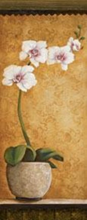 Framed Hanna's Orchids I - Mini Print