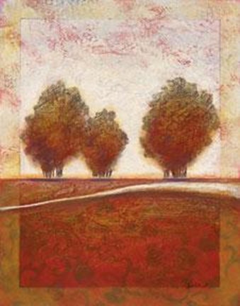 Framed Morning Mist Rising I - Mini Print