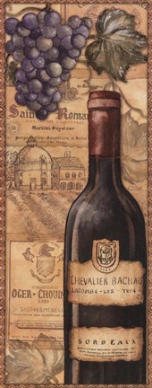 Framed Vineyards - Red Print