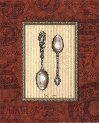 Framed Spoon Print