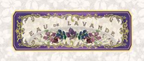 Framed Eau De Lavande Print