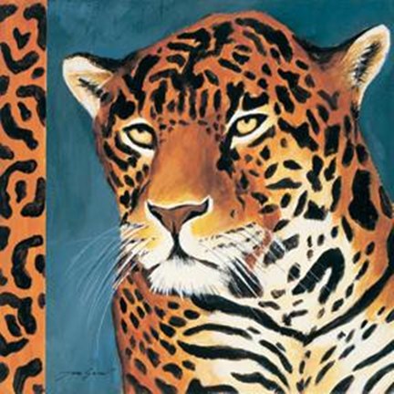 Framed Exotic Jaguar - Mini Print